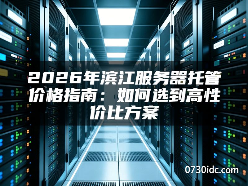 2026年滨江服务器托管价格指南：如何选到高性价比方案