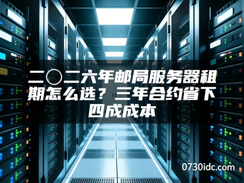 二〇二六年邮局服务器租期怎么选?三年合约省下四成成本