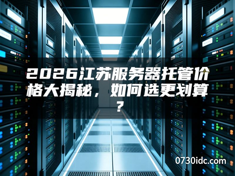 2026江苏服务器托管价格大揭秘，如何选更划算？