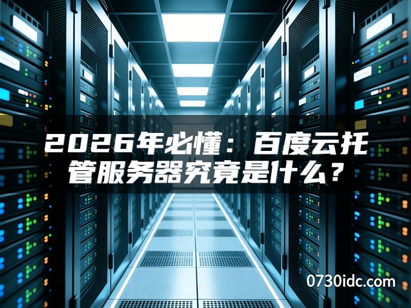 2026年必懂:百度云托管服务器究竟是什么?