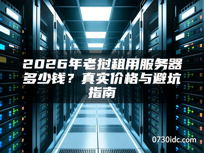 2026年老挝租用服务器多少钱？真实价格与避坑指南