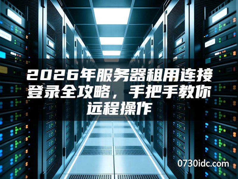 2026年服务器租用连接登录全攻略,手把手教你远程操作