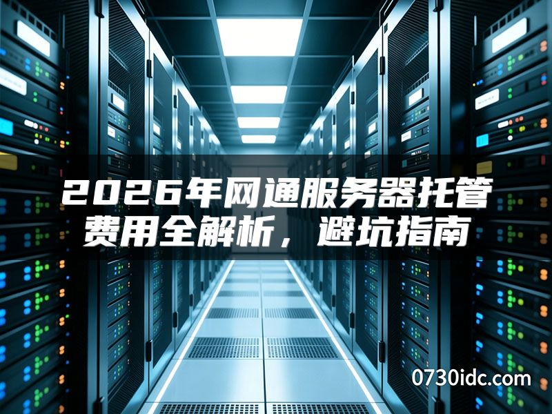 2026年网通服务器托管费用全解析，避坑指南