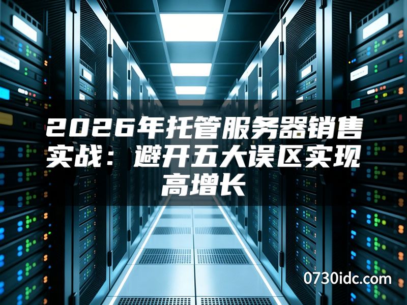 2026年托管服务器销售实战:避开五大误区实现高增长