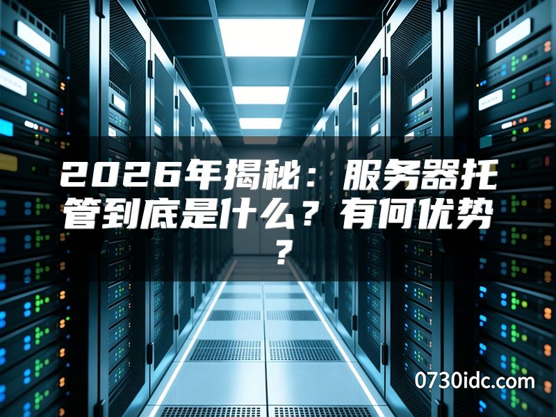 2026年揭秘：服务器托管到底是什么？有何优势？