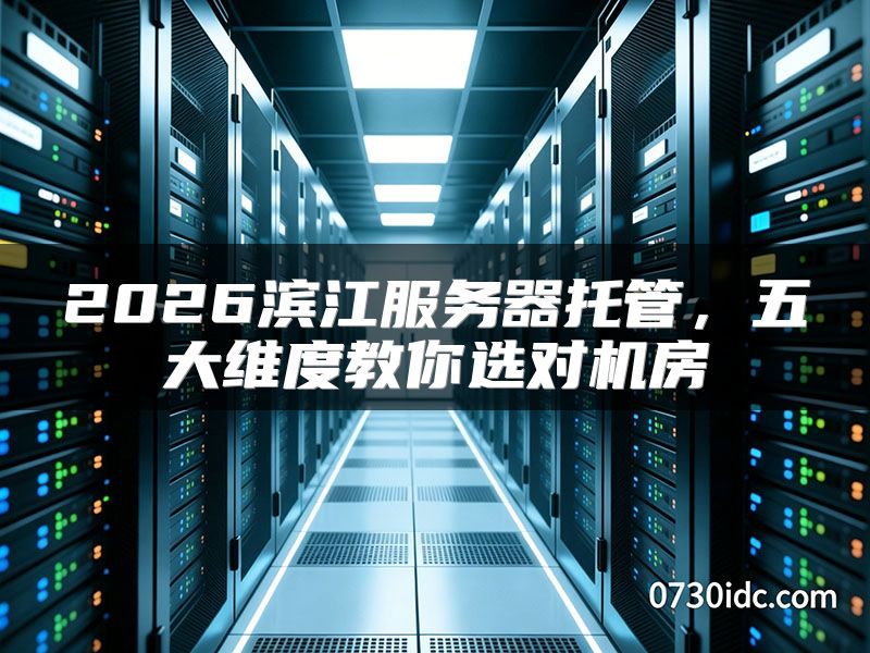 2026滨江服务器托管，五大维度教你选对机房