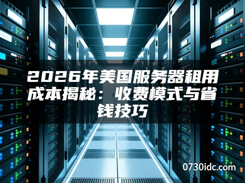 2026年美国服务器租用成本揭秘：收费模式与省钱技巧