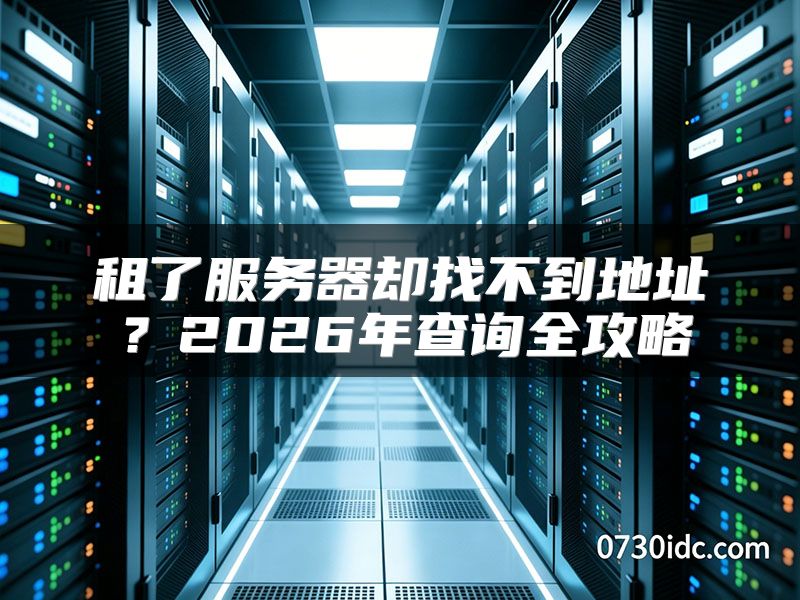 租了服务器却找不到地址？2026年查询全攻略