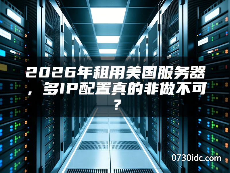2026年租用美国服务器,多IP配置真的非做不可?