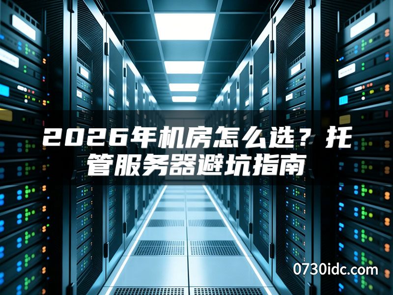 2026年机房怎么选?托管服务器避坑指南