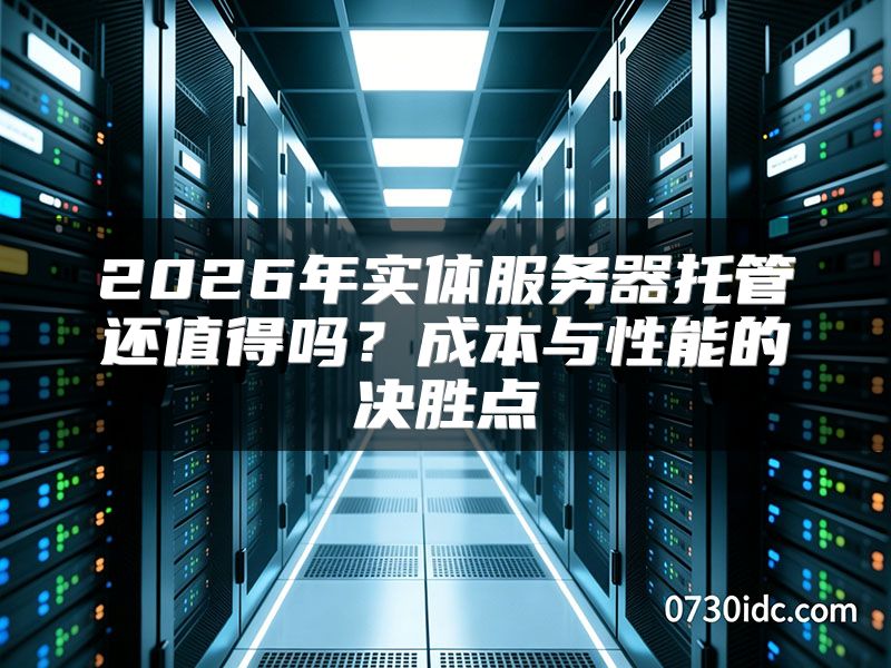 2026年实体服务器托管还值得吗?成本与性能的决胜点