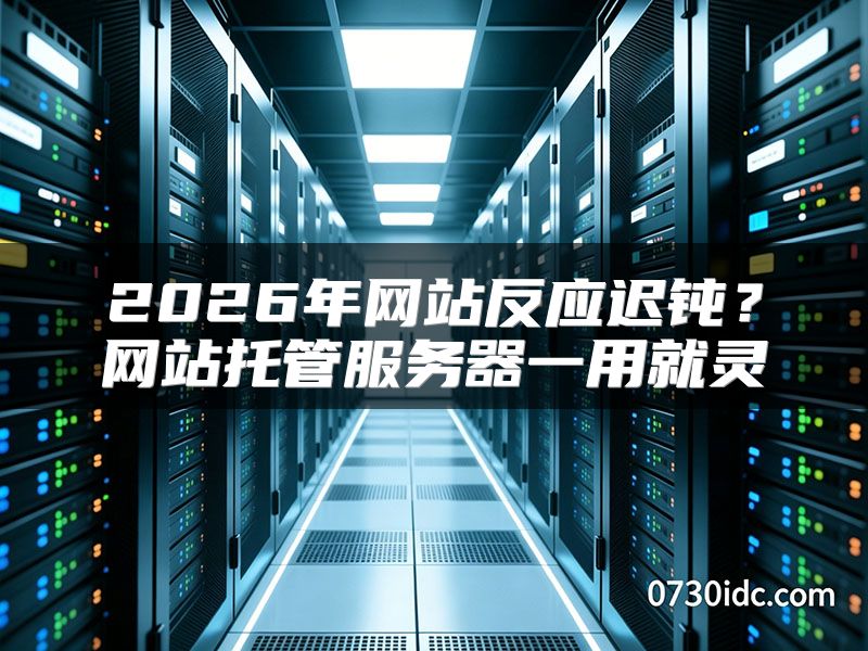 2026年网站反应迟钝?网站托管服务器一用就灵