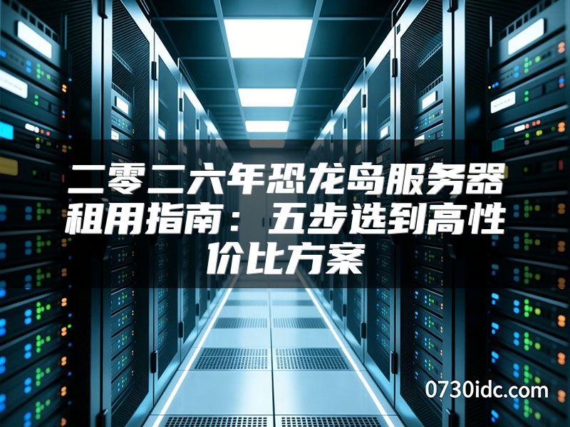 二零二六年恐龙岛服务器租用指南：五步选到高性价比方案