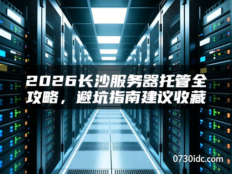 2026长沙服务器托管全攻略,避坑指南建议收藏