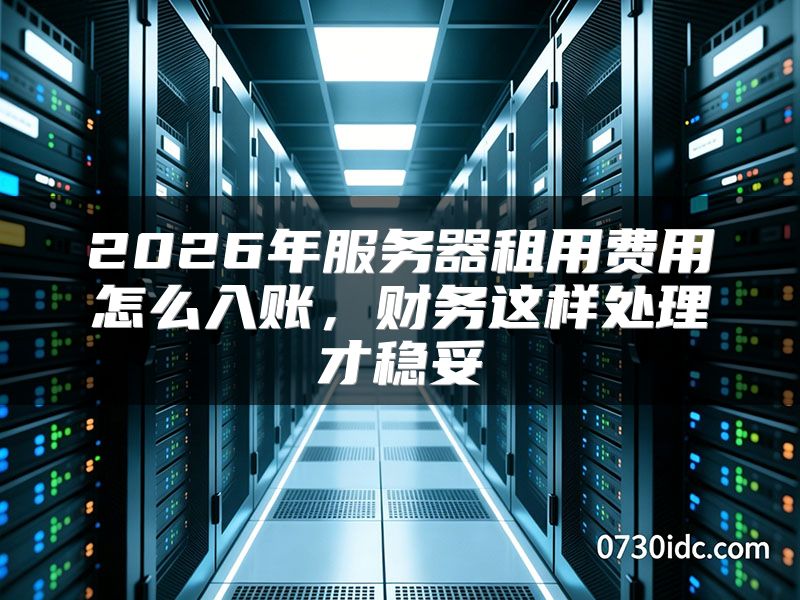 2026年服务器租用费用怎么入账,财务这样处理才稳妥